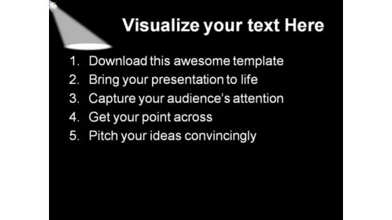 Spot Light Entertainment PowerPoint Background And Template 1210