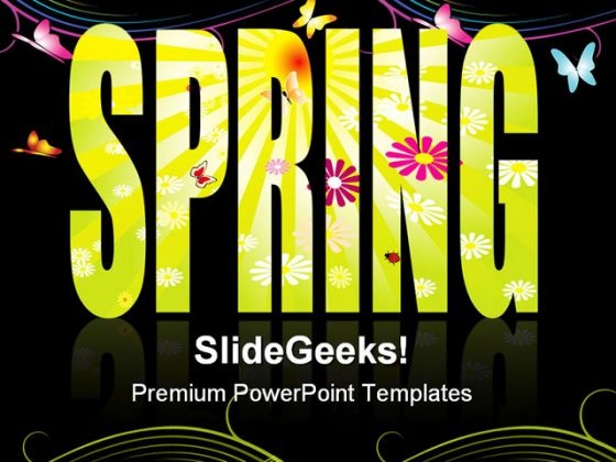Spring Abstract Background PowerPoint Templates And PowerPoint Backgrounds 0811