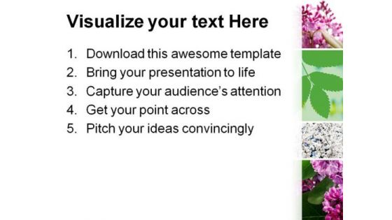 Springtime Flowers Nature PowerPoint Themes And PowerPoint Slides 0811