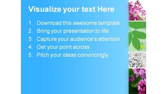 Springtime Flowers Nature PowerPoint Themes And PowerPoint Slides 0811