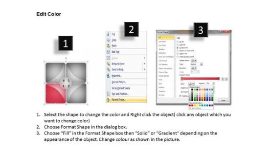 Square Shaped Multivariable Representation Diagram Ppt Startup Business Plan PowerPoint Slides