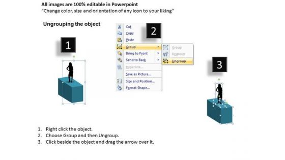 Stage 4 Of 5 Business Steps PowerPoint Templates