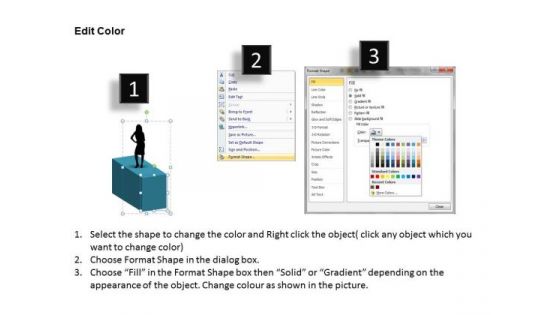 Stage 4 Of 5 Business Steps PowerPoint Templates