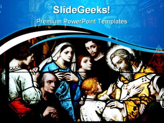 Stain Glass Window Abstract PowerPoint Templates And PowerPoint Backgrounds 0811