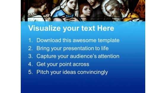 Stain Glass Window Religion PowerPoint Templates And PowerPoint Themes 0712