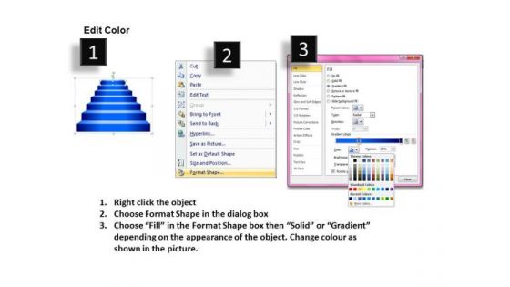 Stairs Step Process Flow Diagram Showing Success PowerPoint Slides Ppt Templates