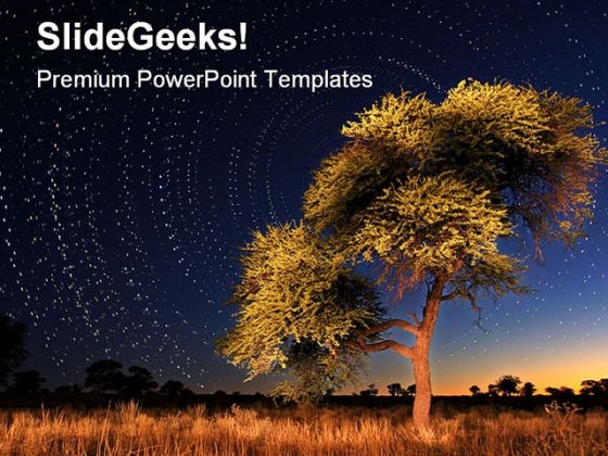 Star Circles Nature PowerPoint Themes And PowerPoint Slides 0211