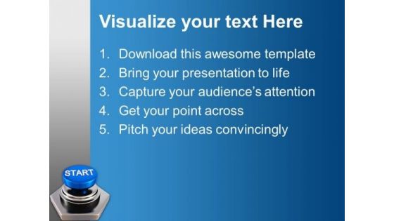 Start Button Business PowerPoint Templates And PowerPoint Themes 1112