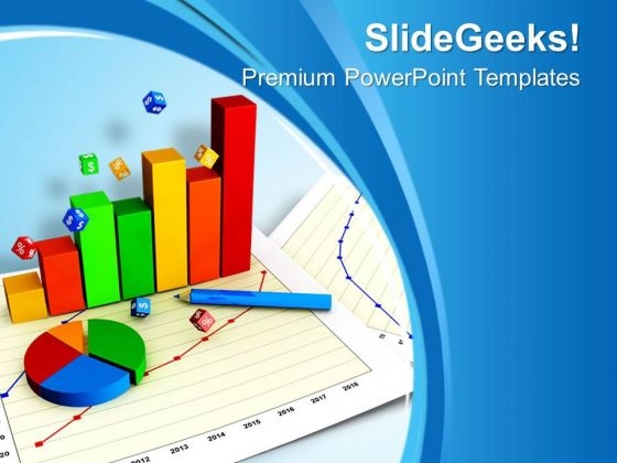 Statistical Graph Illustration PowerPoint Templates Ppt Backgrounds For Slides 0713