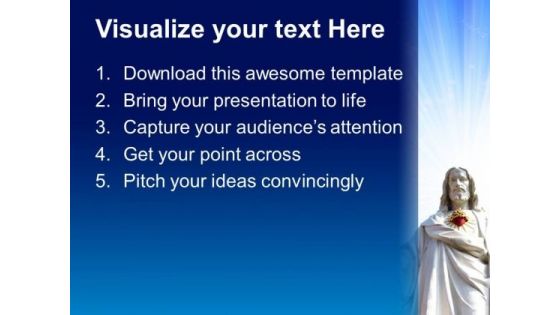 Statue Of Jesus Christ PowerPoint Templates And PowerPoint Themes 0712