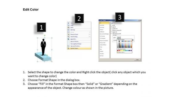 Step 1 Business Ladder PowerPoint Templates
