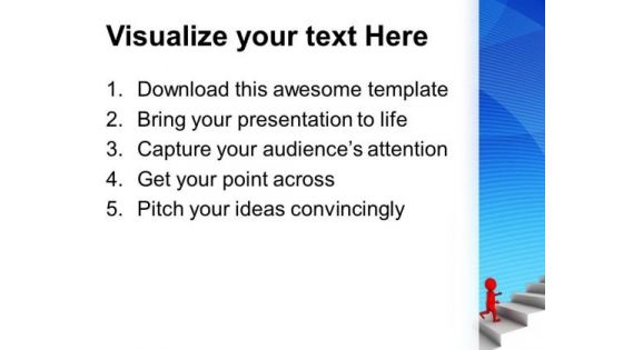Steps Moving Towards Success PowerPoint Templates Ppt Backgrounds For Slides 0513