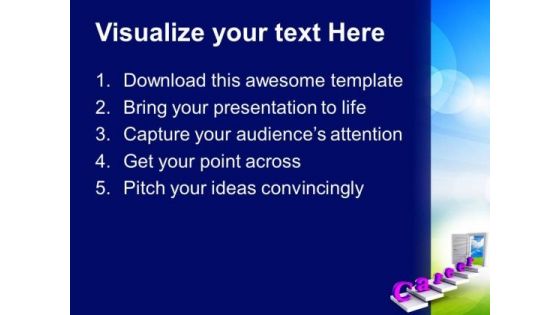 Steps Towards Career Opportunities PowerPoint Templates Ppt Backgrounds For Slides 0413