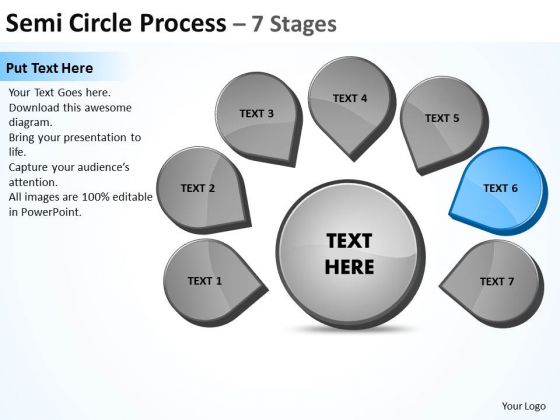 Steps World Business PowerPoint Templates Strategy Circular Flow Chart Slides