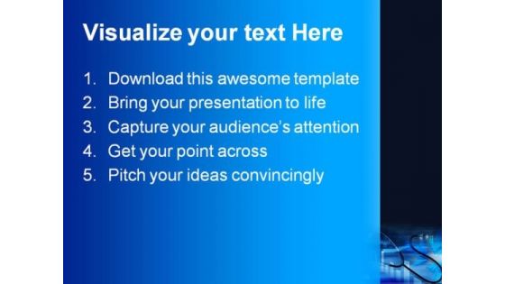Stethoscope Medical PowerPoint Themes And PowerPoint Slides 0211