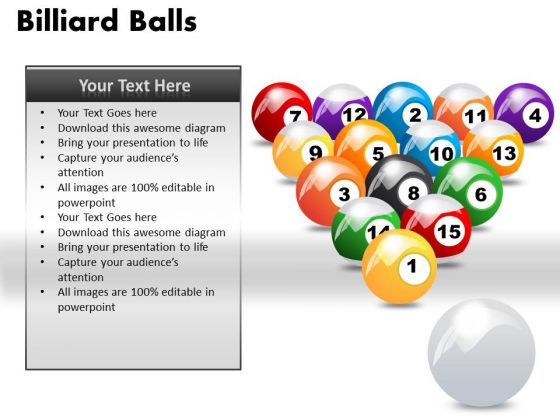 Stick Billiard Balls PowerPoint Slides And Ppt Diagram Templates