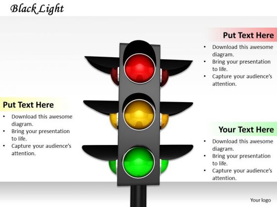 Stock Photo 3d Graphic Of Traffic Signals PowerPoint Slide
