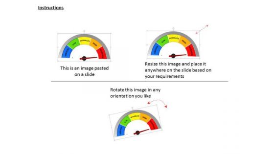 Stock Photo 3d Meter With Maximum Value PowerPoint Slide