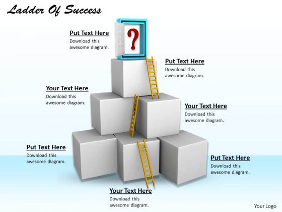 Stock Photo Building Blocks Of Success PowerPoint Slide