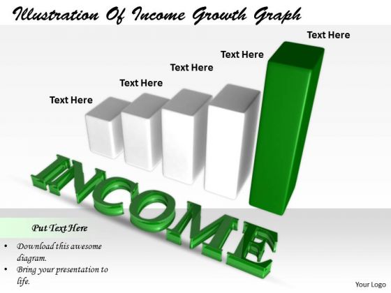 Stock Photo Business Development Strategy Illustration Of Income Growth Graph Clipart Images