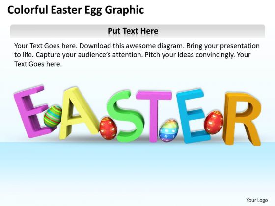 Stock Photo Business Management Strategy Colorful Easter Egg Graphic Image
