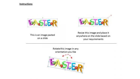 Stock Photo Business Management Strategy Colorful Easter Egg Graphic Image