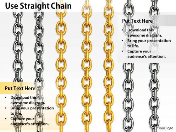 Stock Photo Business Management Strategy Use Straight Chain Photos
