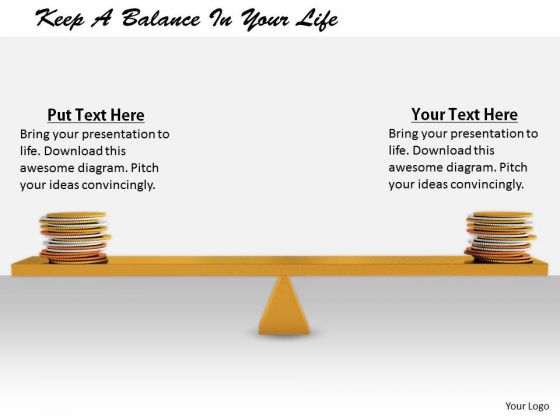 Stock Photo Business Model Strategy Keep Balance Your Life Best