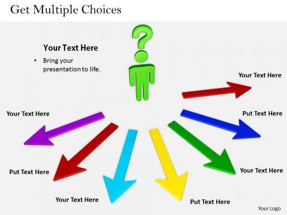 Stock Photo Business Plan And Strategy Get Multiple Choices Clipart