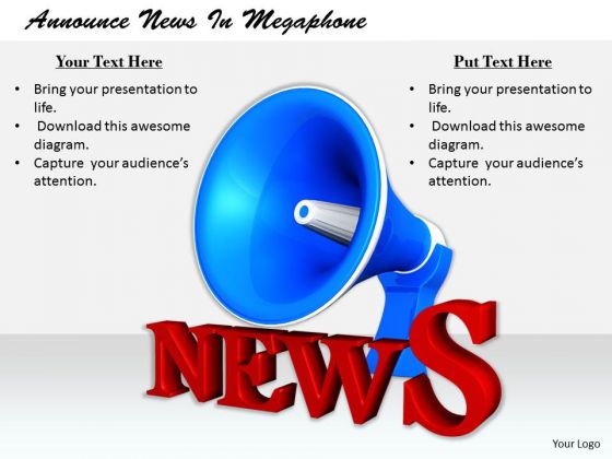 Stock Photo Business Plan Strategy Announce News Megaphone Clipart Images