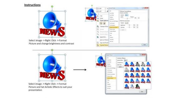 Stock Photo Business Plan Strategy Announce News Megaphone Clipart Images