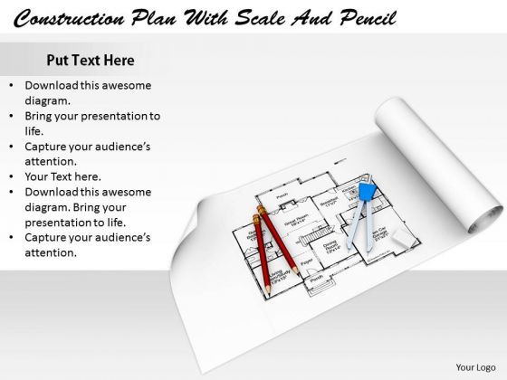 Stock Photo Business Planning Strategy Construction With Scale And Pencil Pictures Images