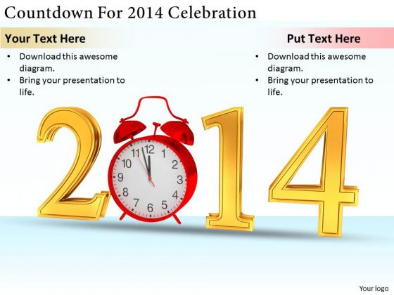 Stock Photo Business Strategy And Policy Countdown For 2014 Celebration Stock Images