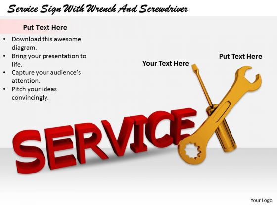 Stock Photo Business Strategy Concepts Service Tools Wrench And Screwdriver Images