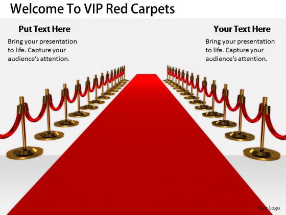 Stock Photo Business Strategy Concepts Welcome To Vip Red Carpets Image