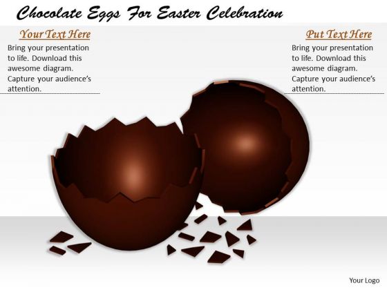 Stock Photo Business Strategy Consultants Chocolate Eggs For Easter Celebration