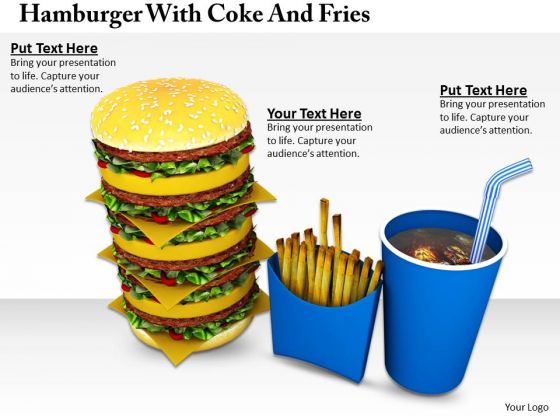 Stock Photo Business Strategy Development Hamburger With Coke And Fries Best