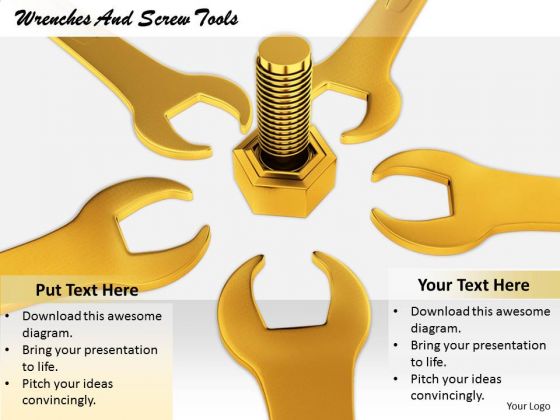 Stock Photo Business Strategy Examples Wrenches And Screw Tools Images