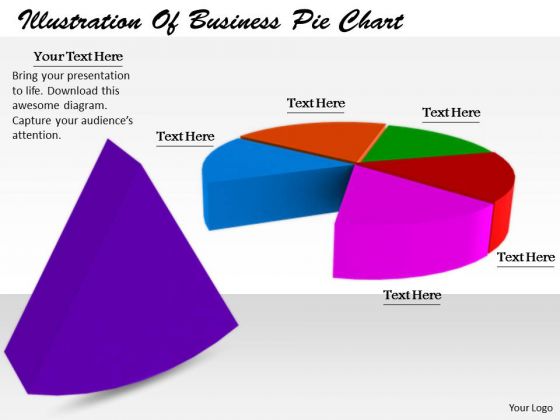 Stock Photo Business Strategy Execution Illustration Of Pie Chart Stock Photos