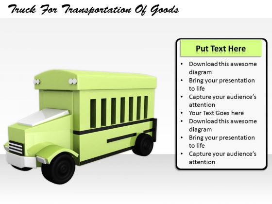 Stock Photo Business Strategy Plan Template Truck For Transportation Of Goods Images