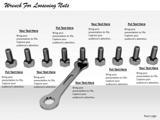 Stock Photo Business Strategy Wrench For Loosening Nuts Clipart