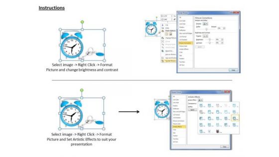 Stock Photo Business Unit Strategy Blue Color Graphic Of Clock Stock Photo Success Images