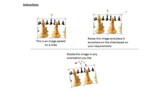 Stock Photo Chess Is Brain Storming Game PowerPoint Template
