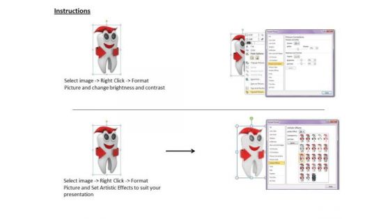 Stock Photo Concept Of Dental Health PowerPoint Template
