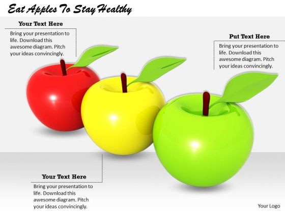Stock Photo Corporate Business Strategy Eat Apples To Stay Healthy Images
