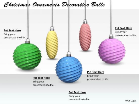 Stock Photo Creative Marketing Concepts Christmas Ornaments Decorative Balls Business Images