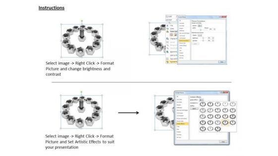 Stock Photo Develop Business Strategy Machine Tools Nuts And Bolts Pictures