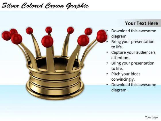 Stock Photo Developing Business Strategy Silver Colored Crown Graphic Success Images