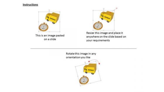 Stock Photo Express Delivery Illustration PowerPoint Slide