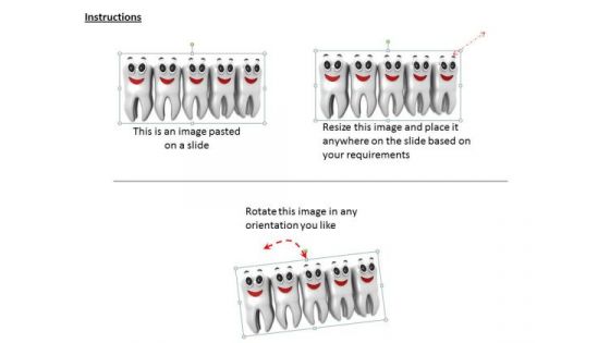 Stock Photo Healthy Teeth For Happy Smiles PowerPoint Template